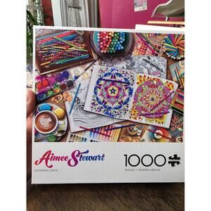 Buffalo Games Jigsaw Puzzle; Coloring Days by Aimee Stewat; 1000 pieces; #12727
